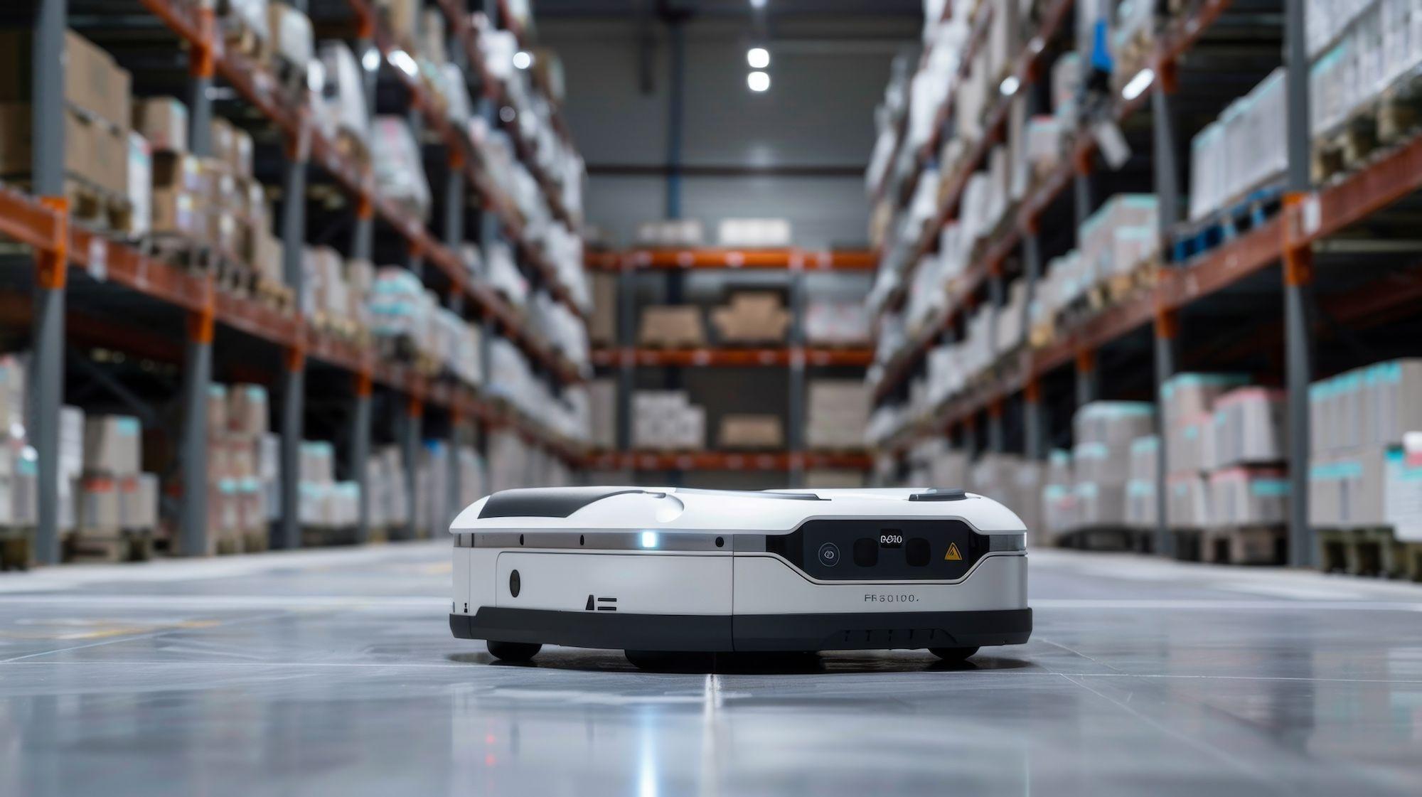 Autonomous Mobile Robot in Warehouse.