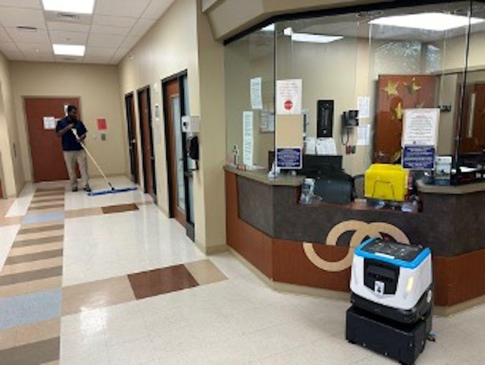 Cobi 18 workind at hospital for Kemco facilities services